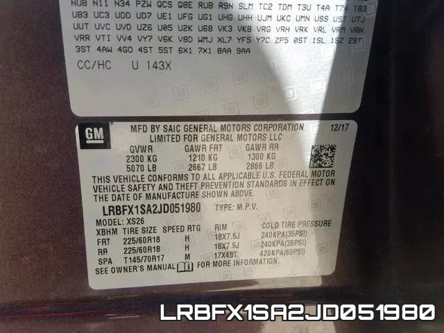 LRBFX1SA2JD051980 фото 2