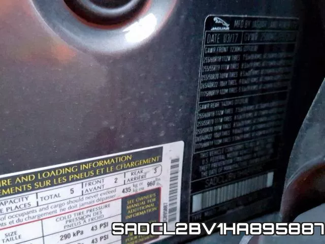 SADCL2BV1HA895887 фото 2
