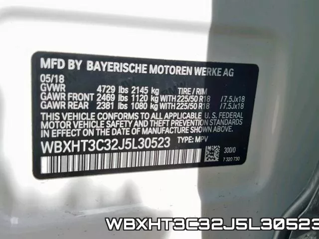 WBXHT3C32J5L30523 фото 2
