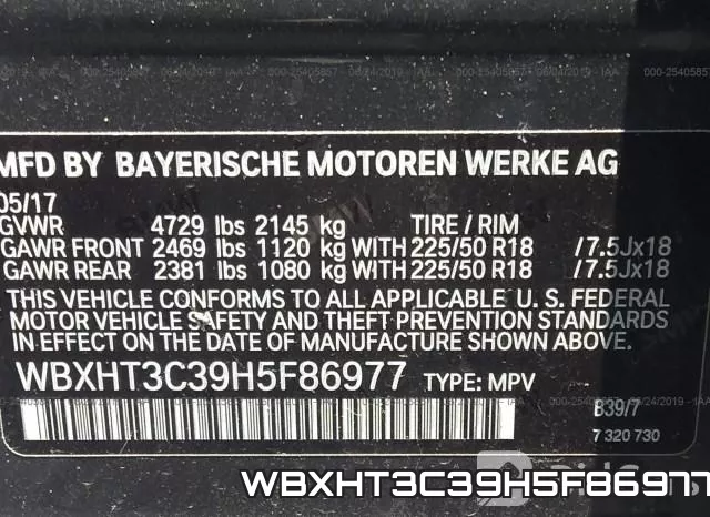WBXHT3C39H5F86977 фото 10