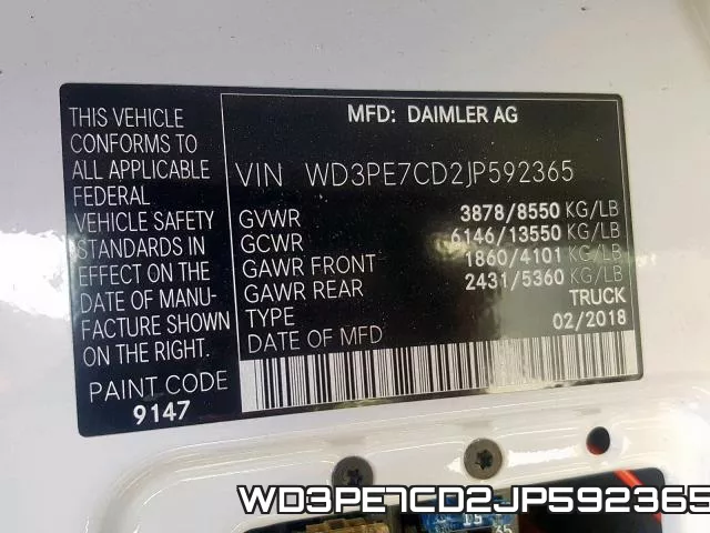 WD3PE7CD2JP592365 фото 2