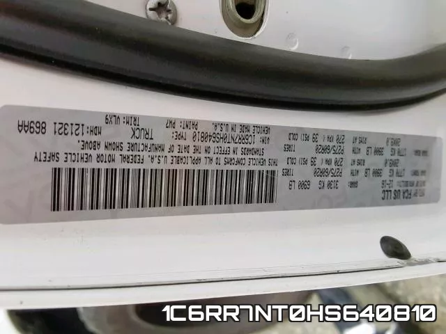1C6RR7NT0HS640810 фото 2