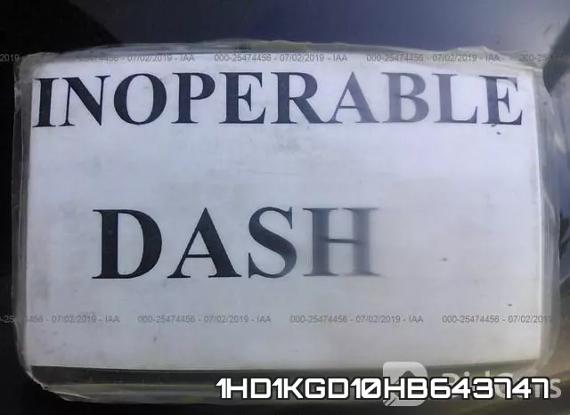 1HD1KGD10HB643747 фото 8