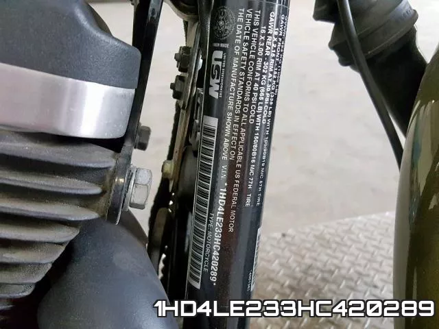 1HD4LE233HC420289 фото 2