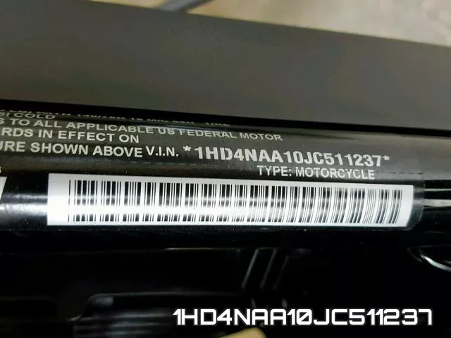 1HD4NAA10JC511237 фото 2