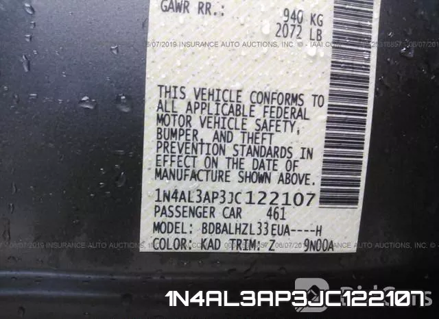1N4AL3AP3JC122107 фото 10