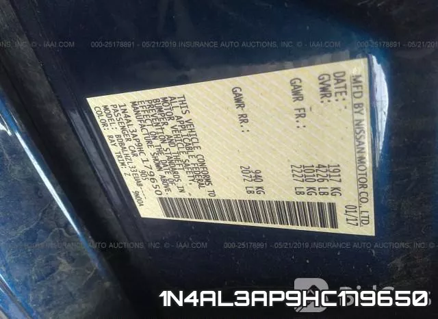 1N4AL3AP9HC179650 фото 10