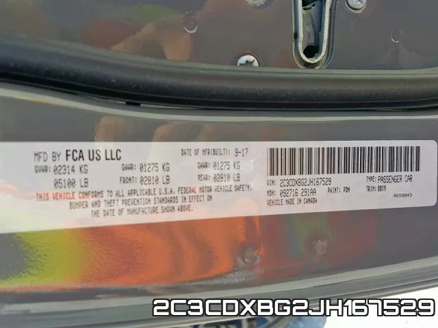 2C3CDXBG2JH167529 фото 2