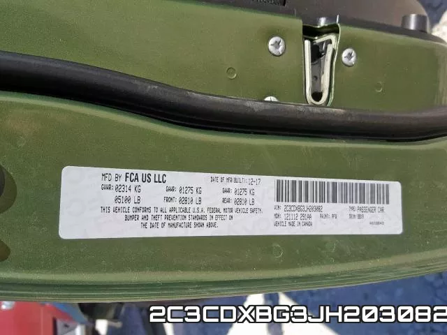 2C3CDXBG3JH203082 фото 2