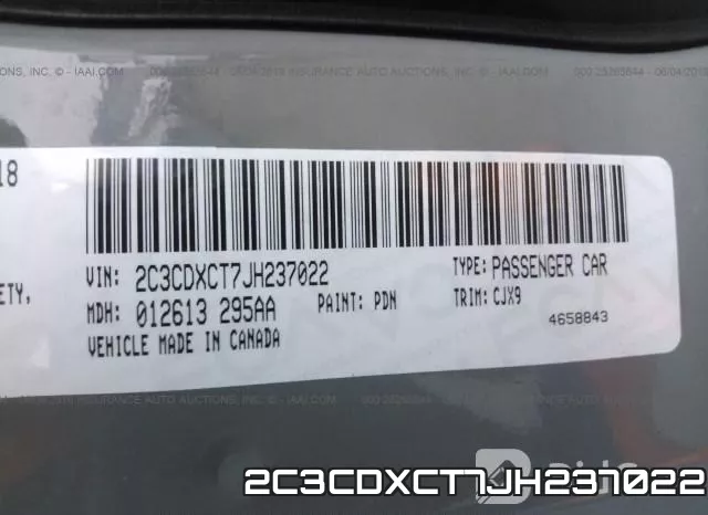2C3CDXCT7JH237022 фото 10