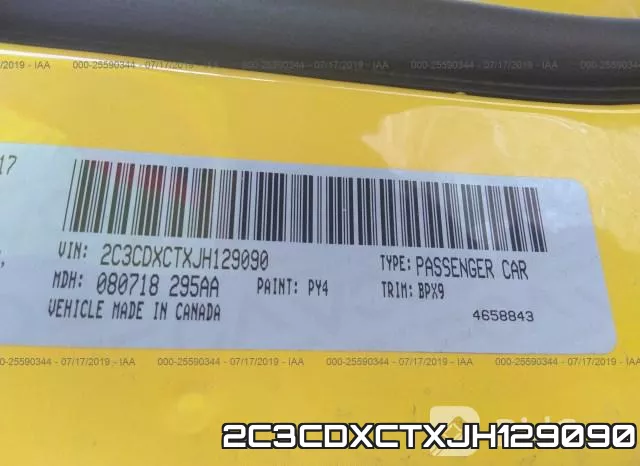 2C3CDXCTXJH129090 фото 10