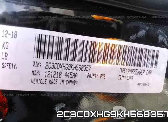 2C3CDXHG9KH568357 фото 10