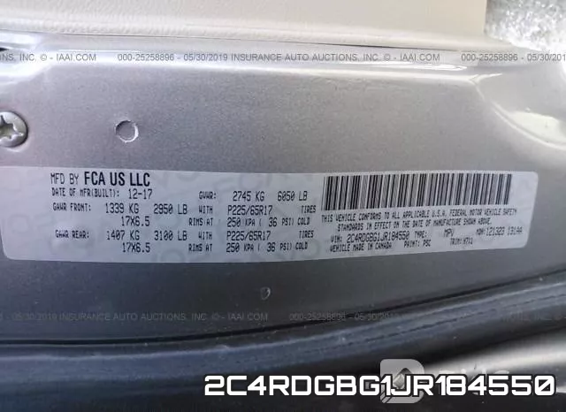 2C4RDGBG1JR184550 фото 10