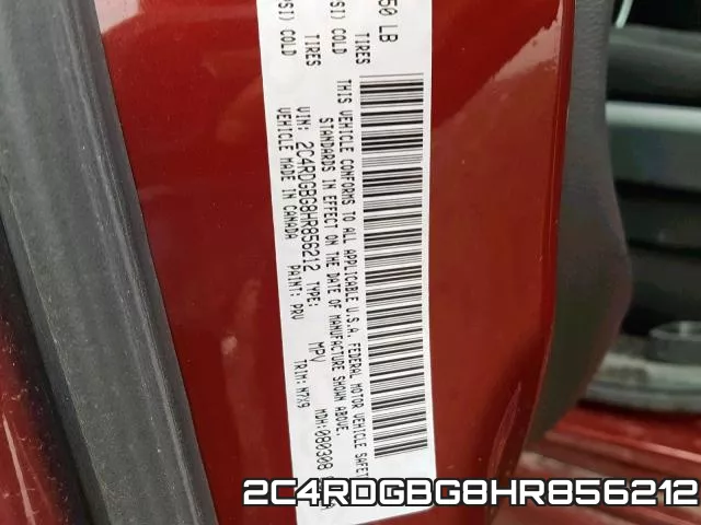 2C4RDGBG8HR856212 фото 2