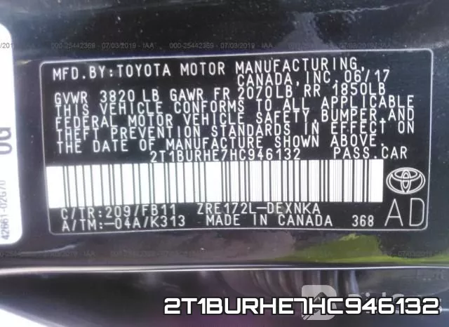 2T1BURHE7HC946132 фото 10