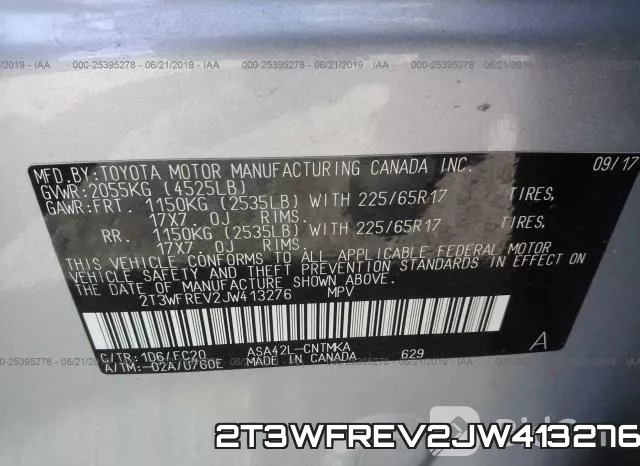 2T3WFREV2JW413276 фото 10