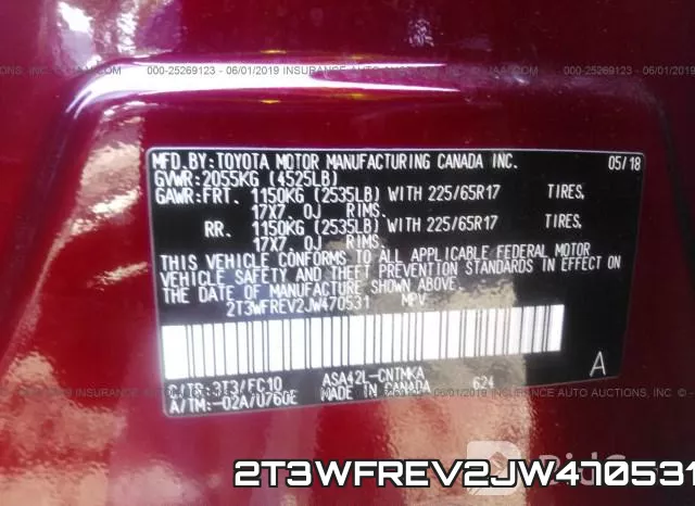 2T3WFREV2JW470531 фото 10