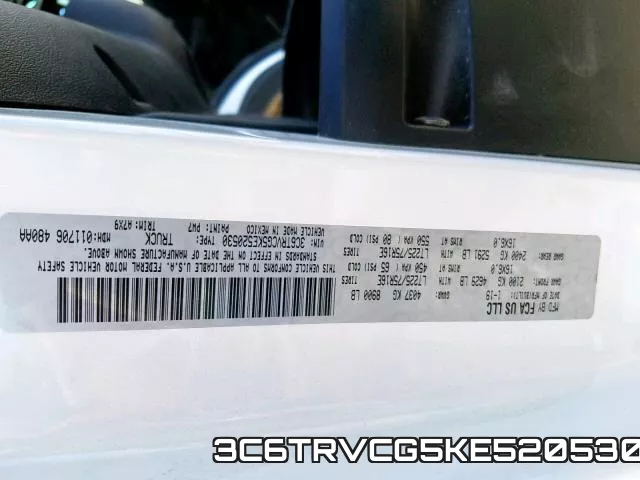 3C6TRVCG5KE520530 фото 2