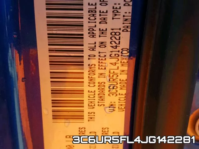 3C6UR5FL4JG142281 фото 2