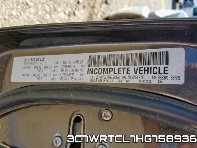 3C7WRTCL7HG758936 фото 2