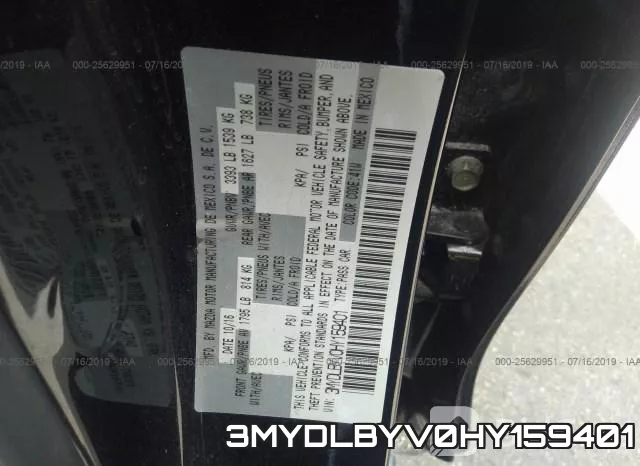 3MYDLBYV0HY159401 фото 10