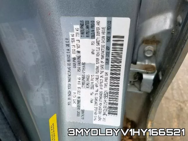3MYDLBYV1HY166521 фото 2