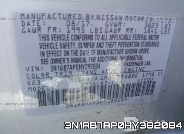 3N1AB7AP0HY382084 фото 10