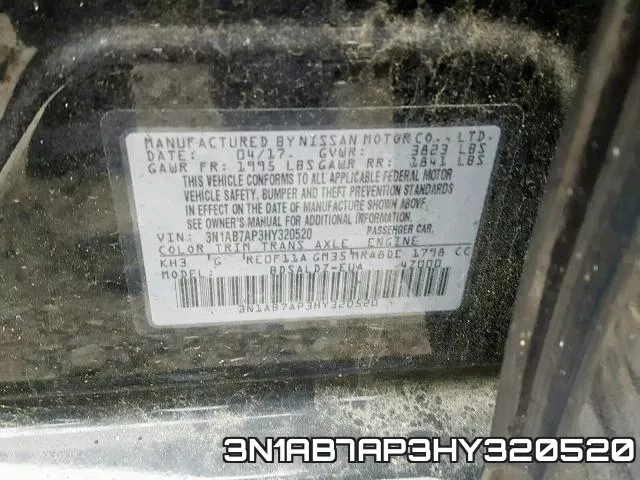 3N1AB7AP3HY320520 фото 2