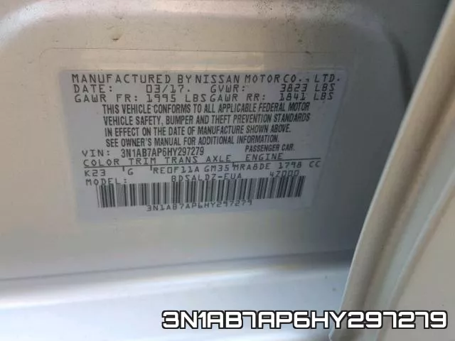3N1AB7AP6HY297279 фото 2