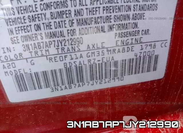 3N1AB7AP7JY212990 фото 10