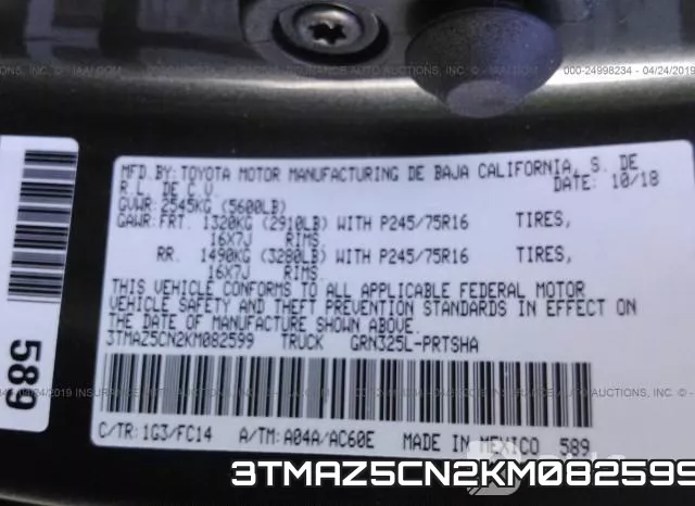 3TMAZ5CN2KM082599 фото 10