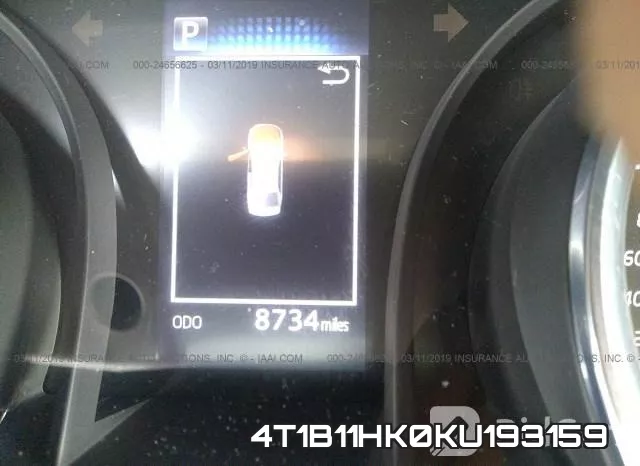 4T1B11HK0KU193159 фото 8