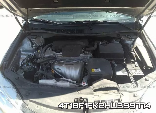 4T1BF1FK2HU399774 фото 2