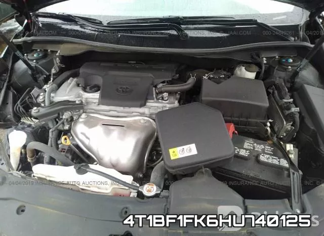 4T1BF1FK6HU740125 фото 2