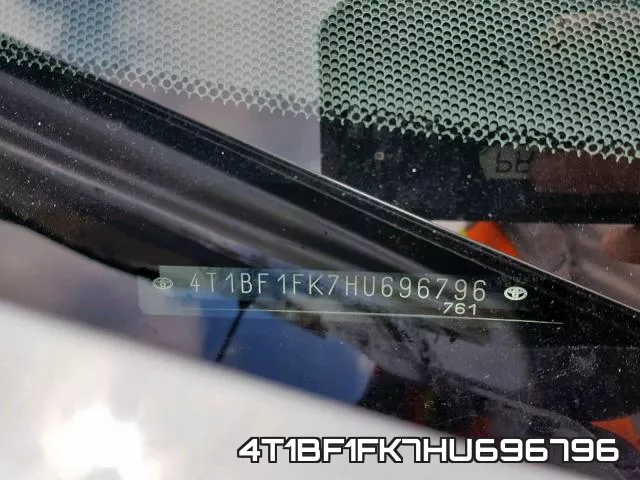 4T1BF1FK7HU696796 фото 2