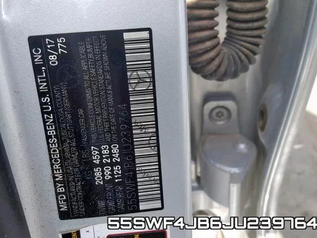 55SWF4JB6JU239764 фото 2
