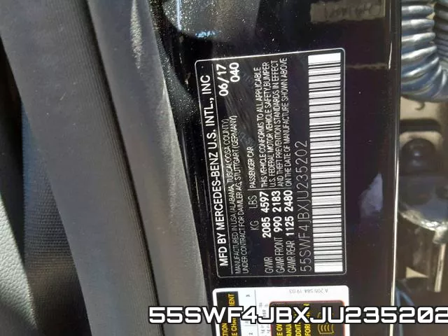 55SWF4JBXJU235202 фото 2