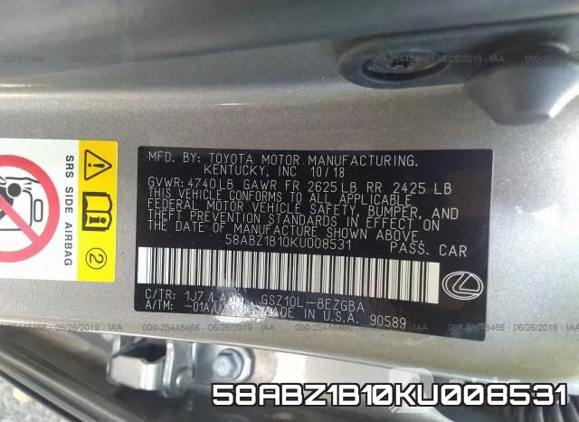 58ABZ1B10KU008531 фото 10