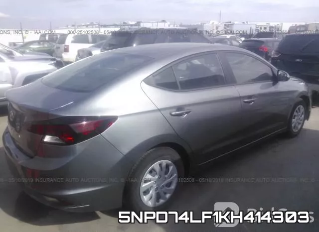 5NPD74LF1KH414303 фото 5