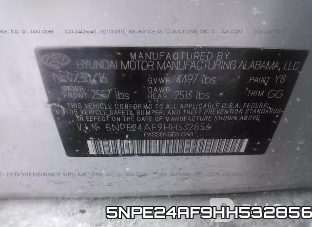 5NPE24AF9HH532856 фото 10