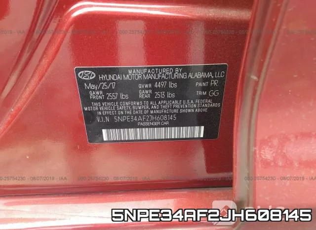 5NPE34AF2JH608145 фото 10