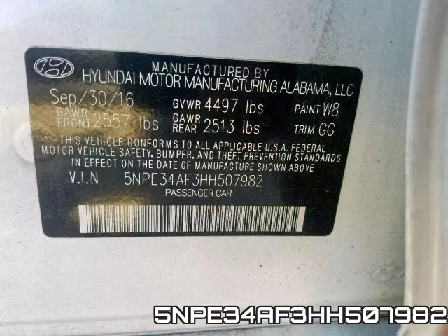 5NPE34AF3HH507982 фото 2
