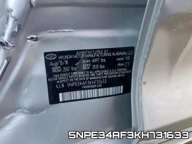 5NPE34AF3KH731633 фото 2