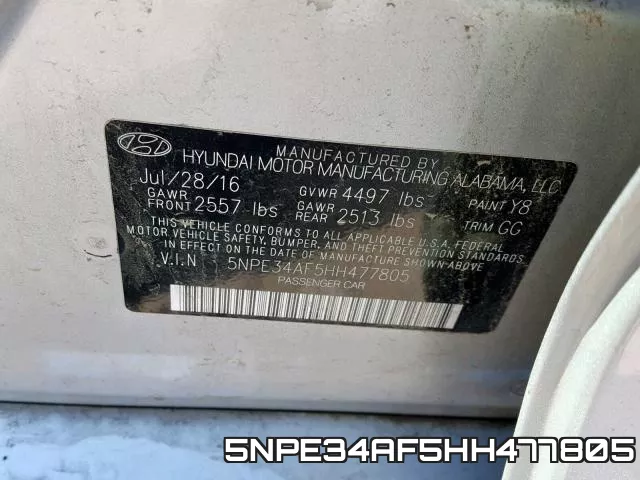 5NPE34AF5HH477805 фото 2
