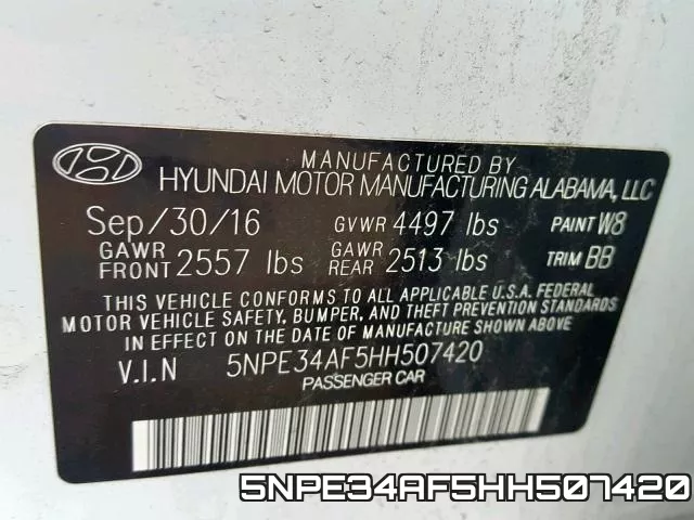 5NPE34AF5HH507420 фото 2