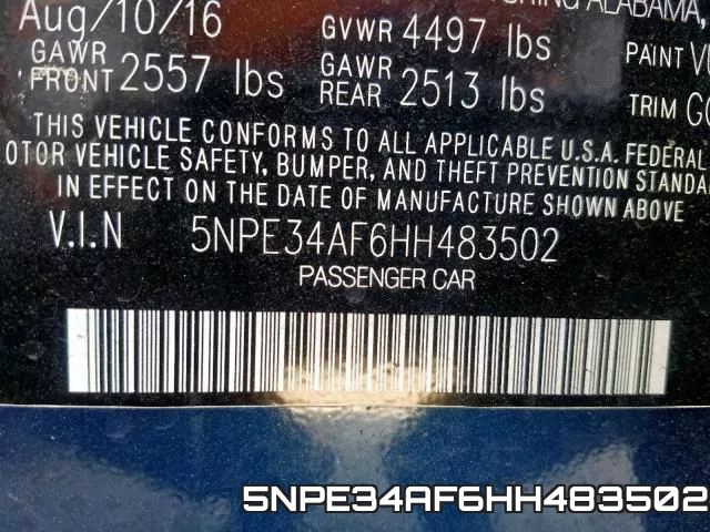 5NPE34AF6HH483502 фото 2
