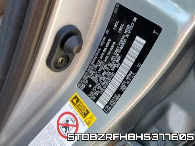 5TDBZRFH8HS377605 фото 2