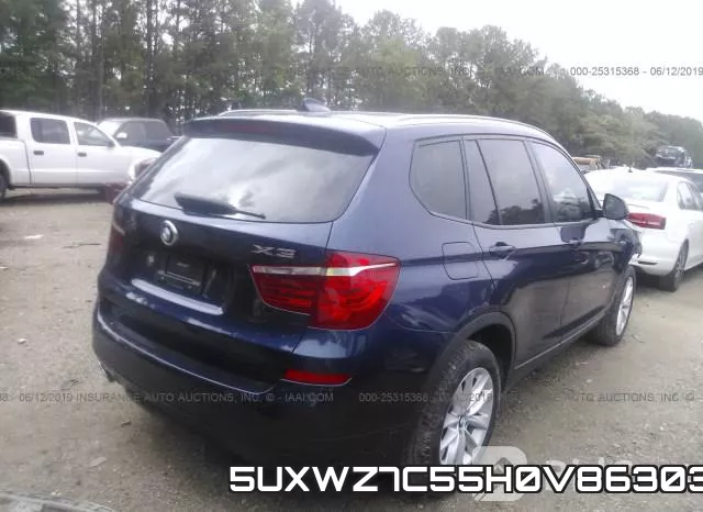 5UXWZ7C55H0V86303 фото 5