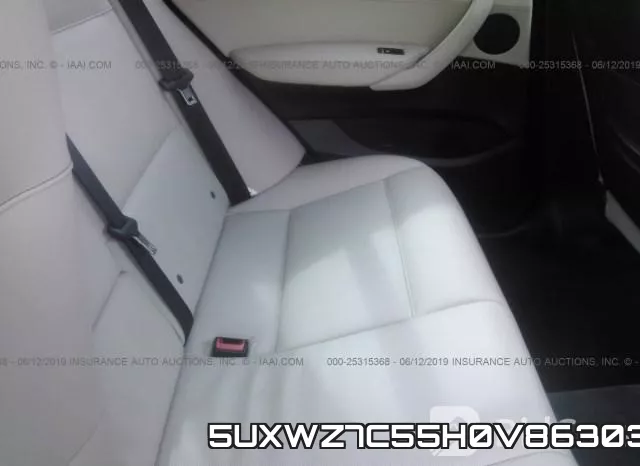 5UXWZ7C55H0V86303 фото 9