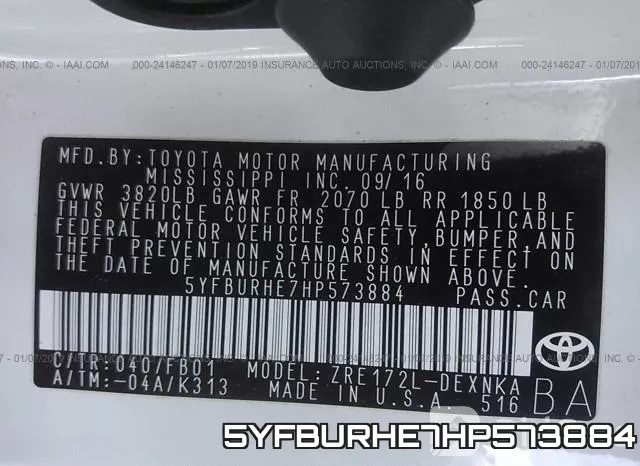 5YFBURHE7HP573884 фото 10